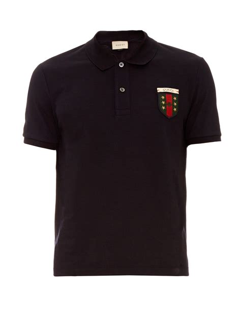 gucci polo shirt navy|gucci polo shirt price.